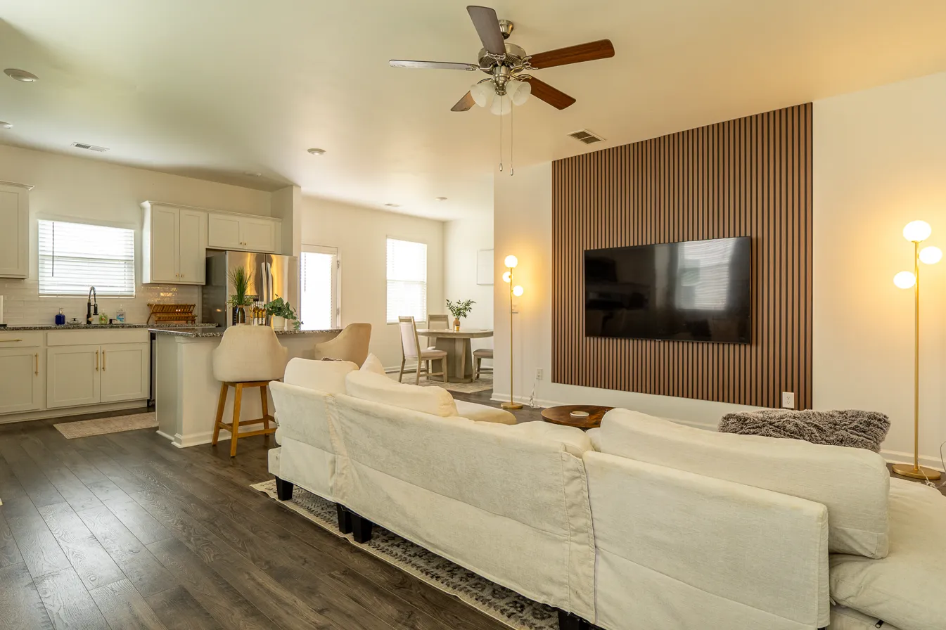Living and dining area